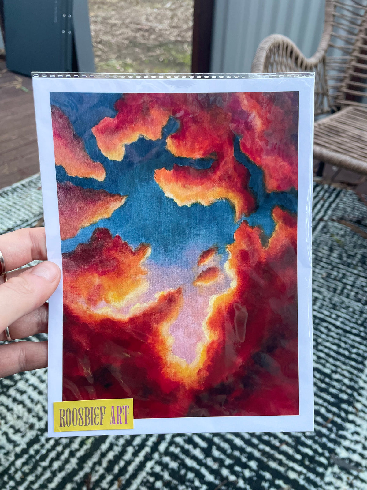 Art Print - Flaming Sunset